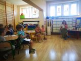 Spotkanie z panią Hanną Niewiadomską, Nauczycielki z Przedszkola Gminnego w Chotomowie
